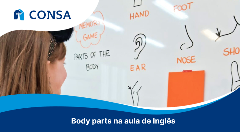 Body parts nas aulas de Inglês