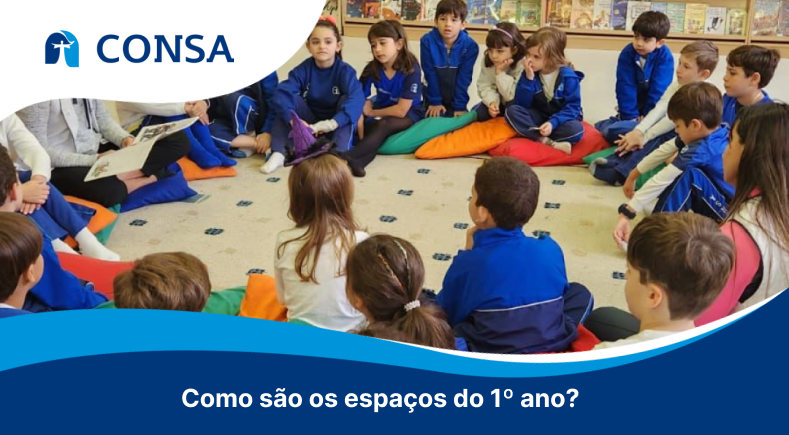 Como são os espaços do 1º ano?