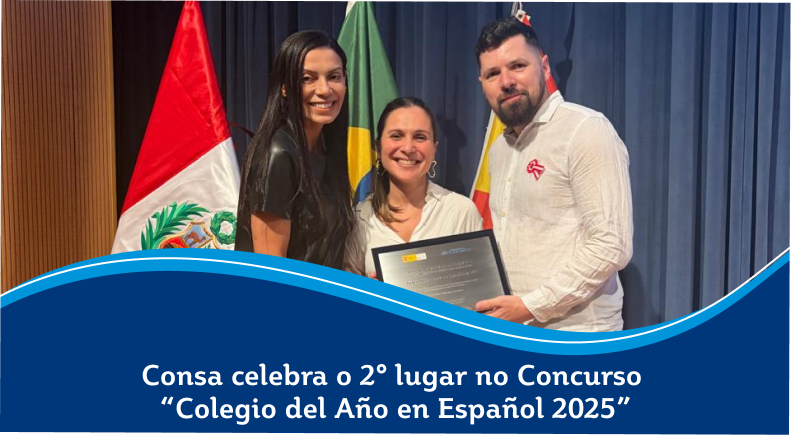 Consa celebra o 2° lugar no Concurso  “Colegio del Año en Español 2025”