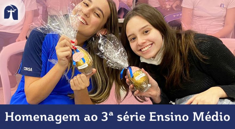 Homenagem aos estudantes da 3ª série EM