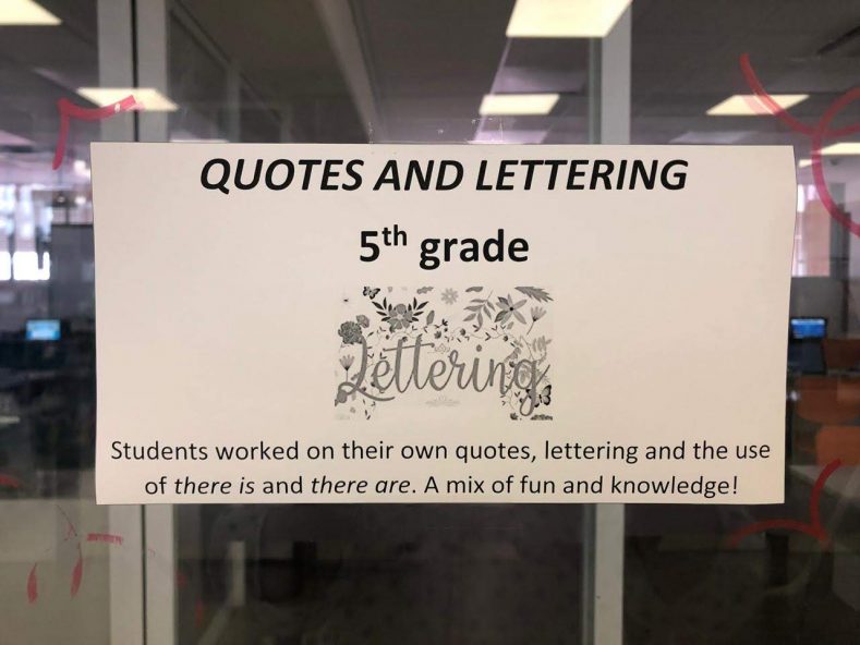 Aulas de Língua Inglesa 5º ano - Lettering