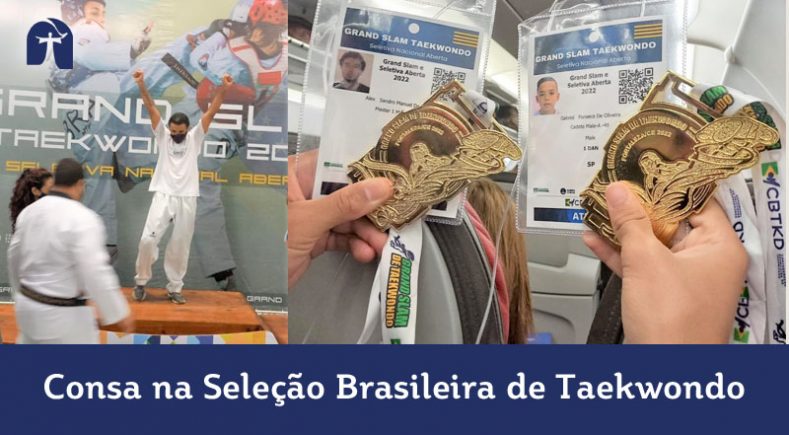 Consa dentro da Seleção Brasileira de Taekwondo