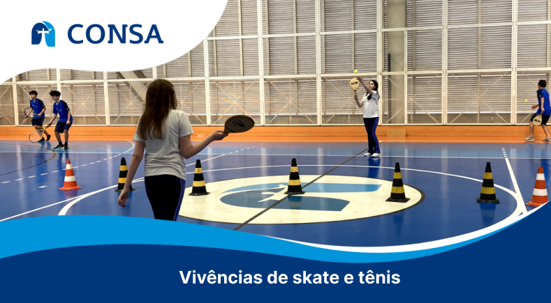 Vivências de skate e tênis